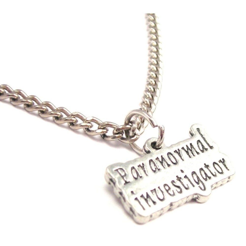Paranormal Investigator Single Charm Necklace